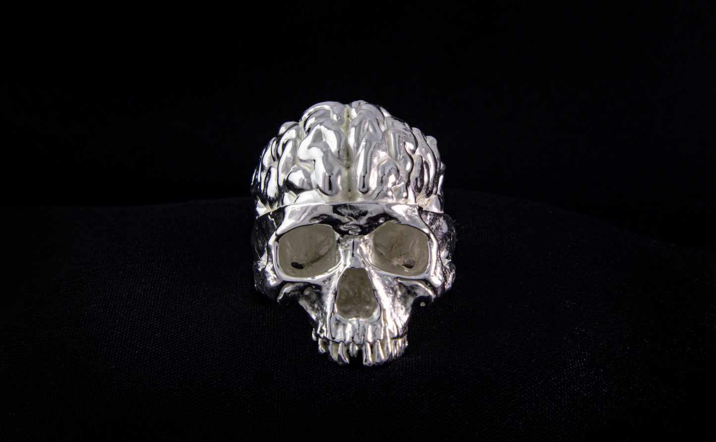 Skull with Brain Ring