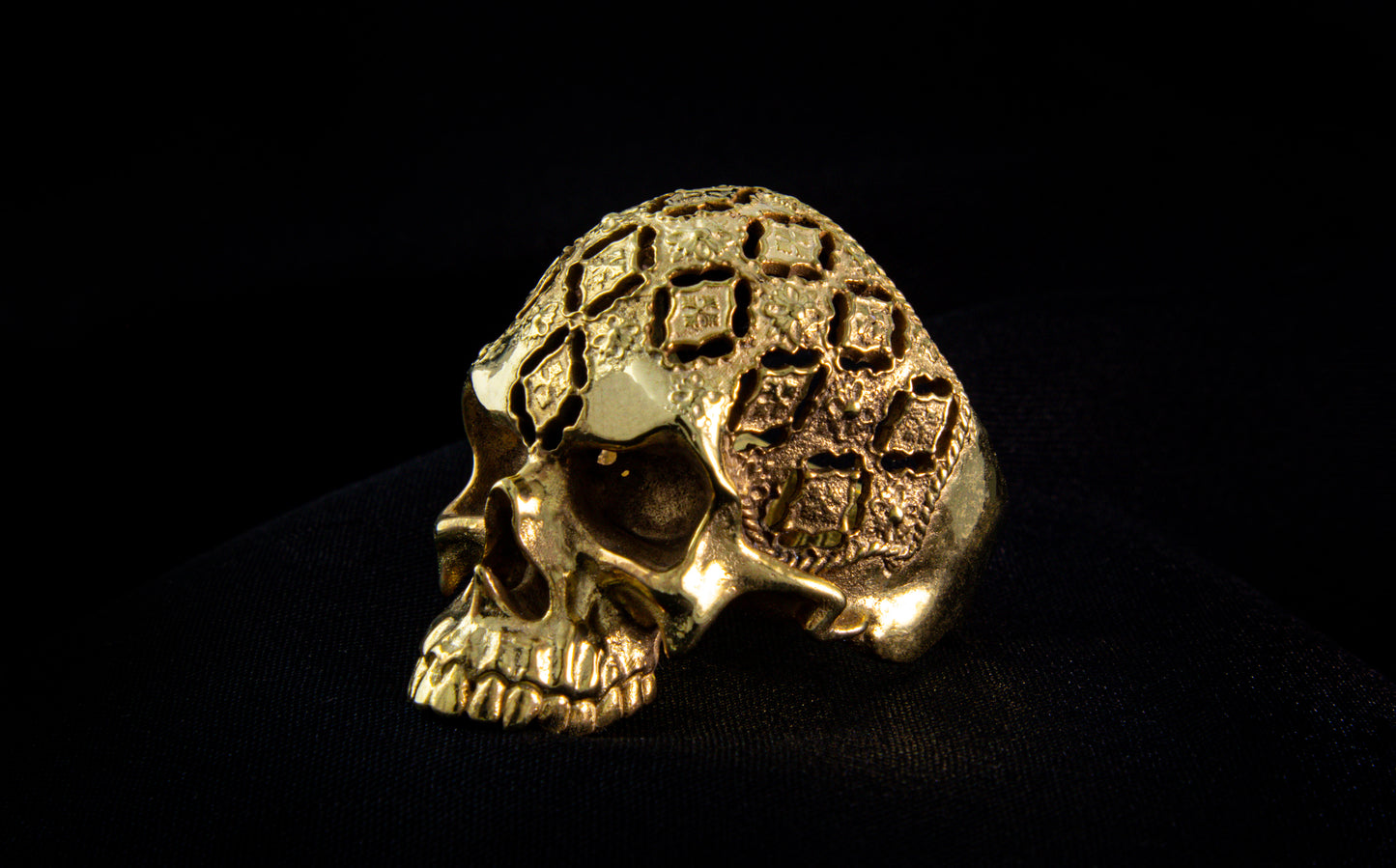 Jawless Skull Ring Fine Detail