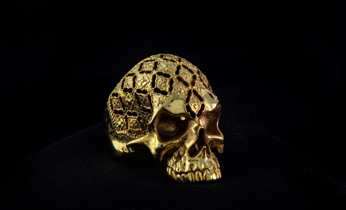 Jawless Skull Ring Fine Detail