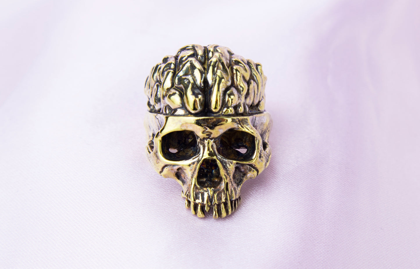 Skull with Brain Ring