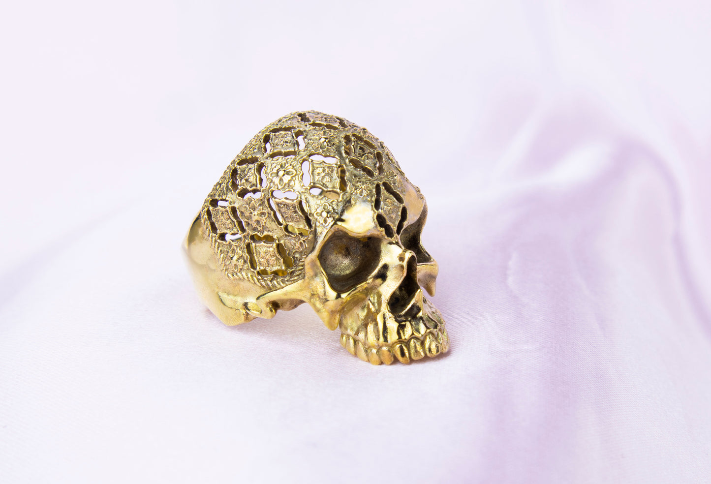 Jawless Skull Ring Fine Detail