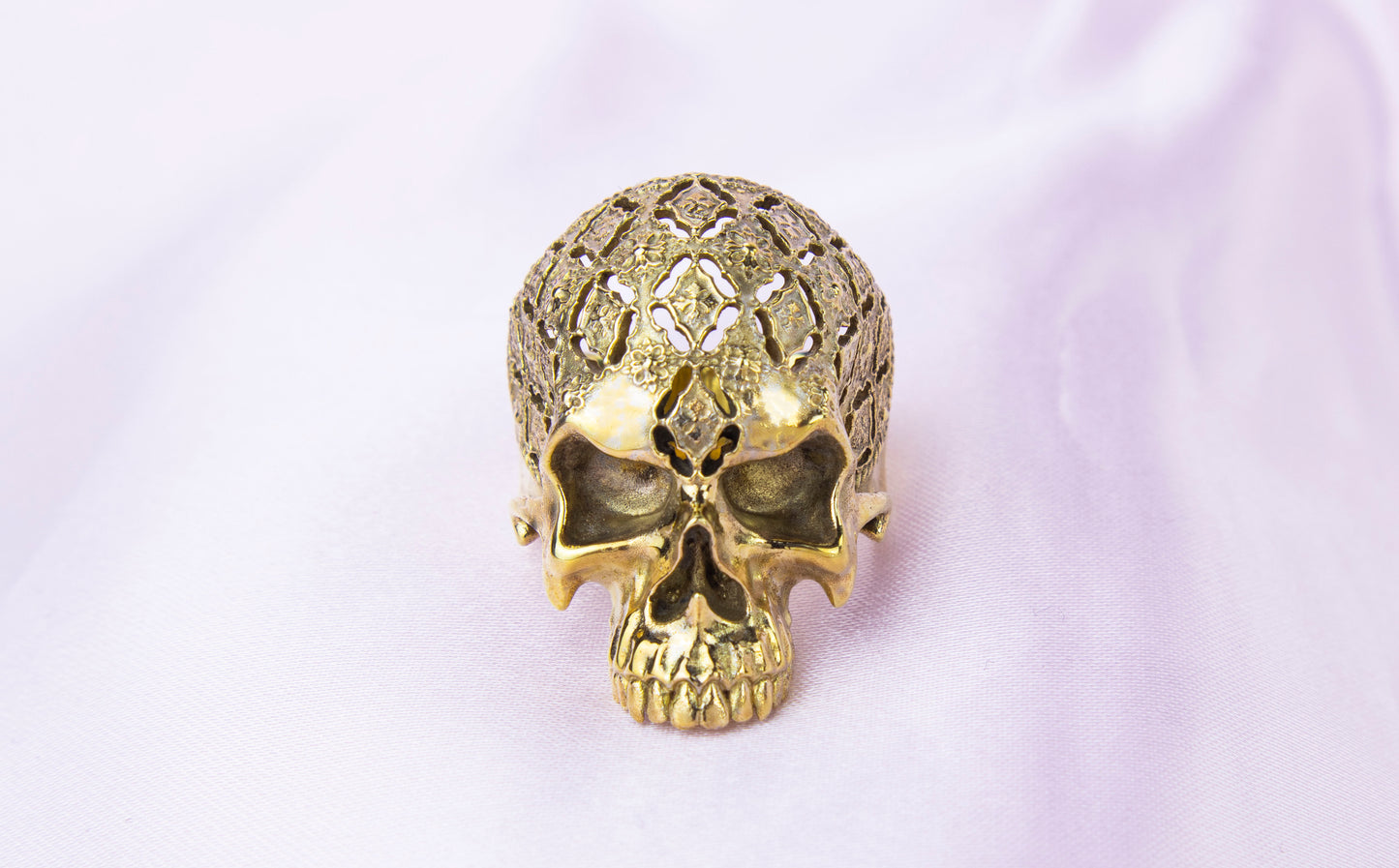 Jawless Skull Ring Fine Detail