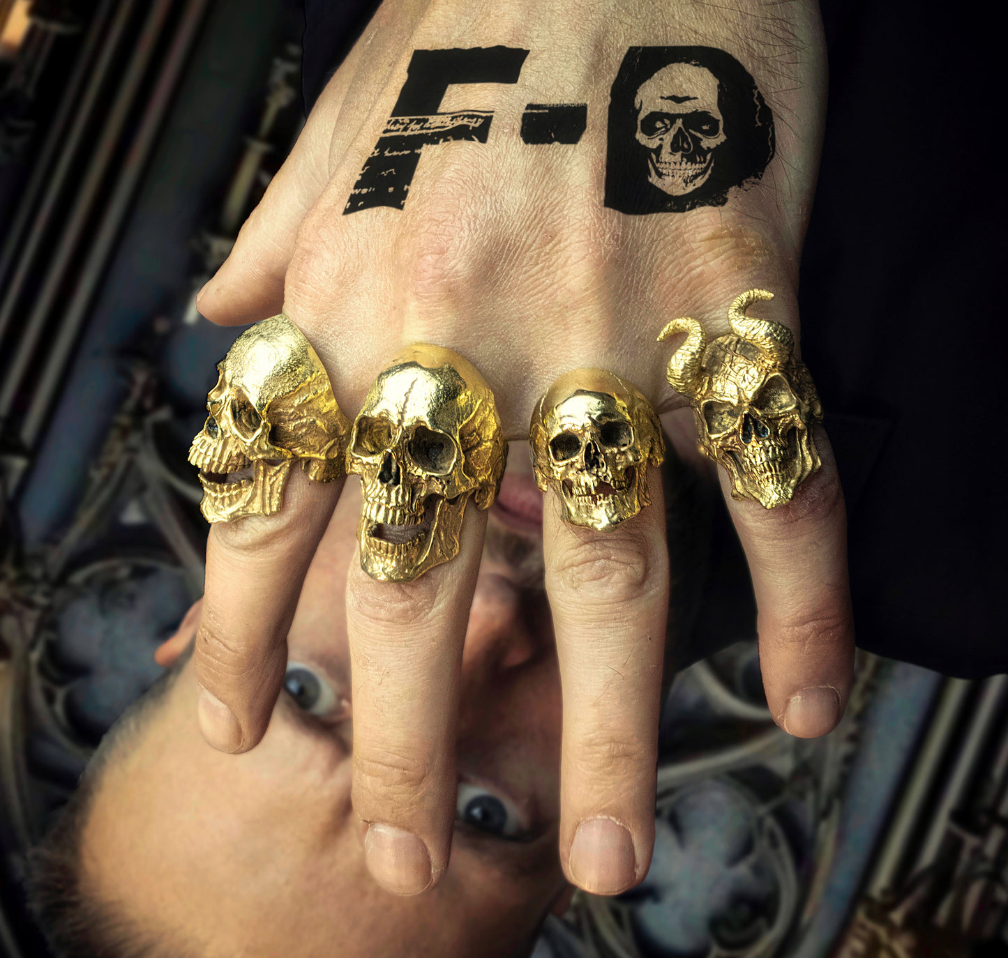 Skull Ring 2.0 Open Jaw